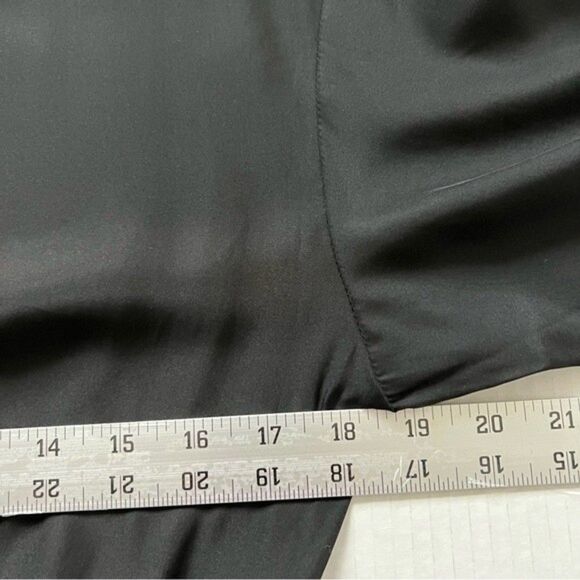 NWOT ATM Anthony Thomas Melillo 100% Silk Elastic Waist Black Jumpsuit SZ Small - Picture 14 of 15